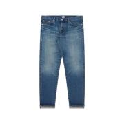 Edwin Straight Jeans Blue, Herr