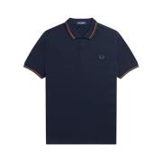 Fred Perry Polo Shirts Blue, Herr