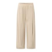 Rue De Tokyo Wide Trousers Beige, Dam