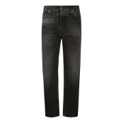 Haikure Slim-fit Jeans Black, Herr