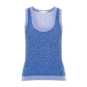 Jacob Cohën Sleeveless Tops Blue, Dam