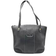 Dior Vintage Pre-owned Laeder totevskor Black, Dam