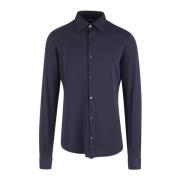 Fedeli Casual Shirts Blue, Herr