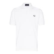 Fred Perry Klassisk Vit Bomullspolo White, Herr