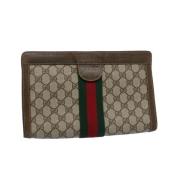 Gucci Vintage Pre-owned Canvas gucci-vskor Beige, Dam