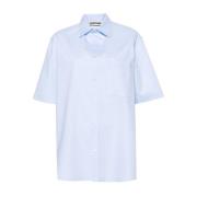 Darkpark Short Sleeve Shirts Blue, Dam