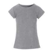 Bitte Kai Rand Rib T-Shirt Metal Melange Gray, Dam