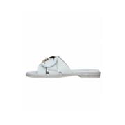 Frau Sandaler Flip Flops White, Dam