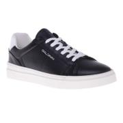 Baldinini Sneaker in black tumbled leather Black, Herr