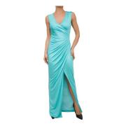 Fracomina Maxi Dresses Blue, Dam