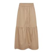 Co'Couture Cottoncc Crisp Gypsy Kjol Beige Beige, Dam