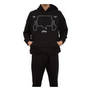 Gcds Hoodies Black, Herr