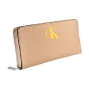 Calvin Klein Wallets Cardholders Beige, Dam