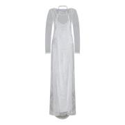 Alberta Ferretti Maxi Dresses White, Dam