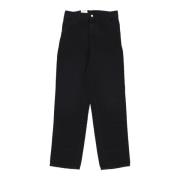 Carhartt Wip Svart Aged Canvas Single Knee Pant Black, Herr