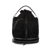 Fendi Vintage Pre-owned Mesh axelremsvskor Black, Dam