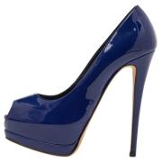 Giuseppe Zanotti Pre-owned Pre-owned Laeder klackskor Blue, Dam