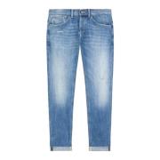 Dondup Blå Skinny Fit Vintage Denim Jeans Blue, Herr