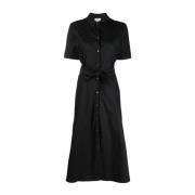 Woolrich Shirt Dresses Black, Dam