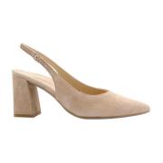 Paul Green Elegant Slingback Klackar Beige, Dam