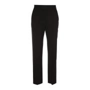 Msgm Slim-fit Trousers Black, Dam