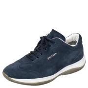 Prada Vintage Pre-owned Mocka sneakers Blue, Dam