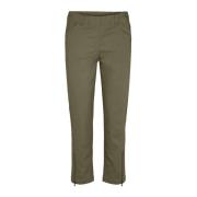 LauRie Cropped Trousers Green, Dam