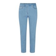 LauRie Slim-fit Jeans Blue, Dam