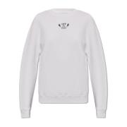 Off White Sweatshirt med logotyp White, Dam