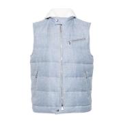 Eleventy Vests Blue, Herr