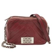 Carolina Herrera Pre-owned Pre-owned Laeder crossbodyvskor Red, Dam