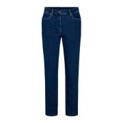 LauRie Slim-fit Jeans Blue, Dam