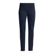 LauRie Slim-fit Trousers Blue, Dam