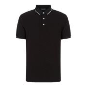 Emporio Armani Polo Shirts Black, Herr