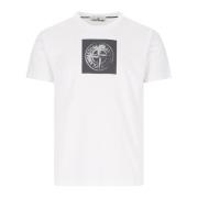 Stone Island T-Shirts White, Herr