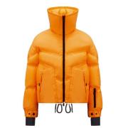 Moncler Orange Fluorescerande Kort Dunjacka Orange, Dam