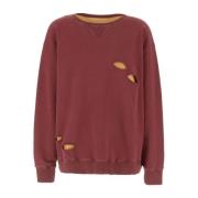 Maison Margiela Bomullsweatshirt för män Red, Herr