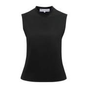 JW Anderson Sleeveless Tops Black, Dam