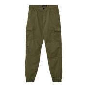 Iuter Slim-fit Trousers Green, Herr