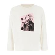 Maison Margiela Long Sleeve Tops White, Herr