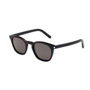 Saint Laurent Klassiska solglasögon SL 28 Black, Unisex