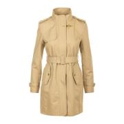 Fay Beige Kappor Capospalla Beige, Dam