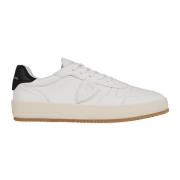 Philippe Model Veau Blanc Noir Låg Top Sneakers White, Herr