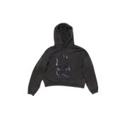 Acne Studios Mysig Crewneck Sweatshirt Black, Dam