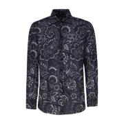 Etro Casual Shirts Blue, Herr