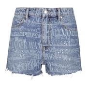 Alexander Wang Denim Shorts Blue, Dam