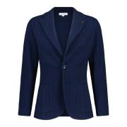 Lardini Klassisk Stickad Blazer Blue, Dam