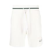 Autry Randig Bomullsblandade Shorts White, Herr