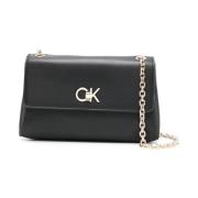 Calvin Klein Svart Crossbody Väska Black, Dam