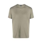 Tom Ford Olivgrön Crew Neck T-shirt Green, Herr